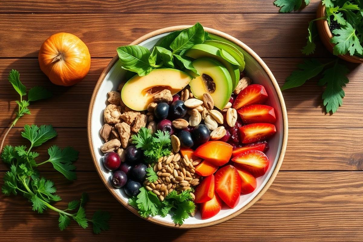 Healthy plant-based bowl