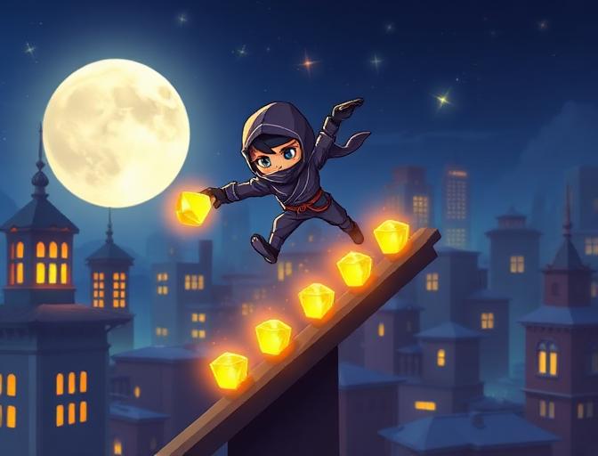 Ninja Rooftop Run thumbnail